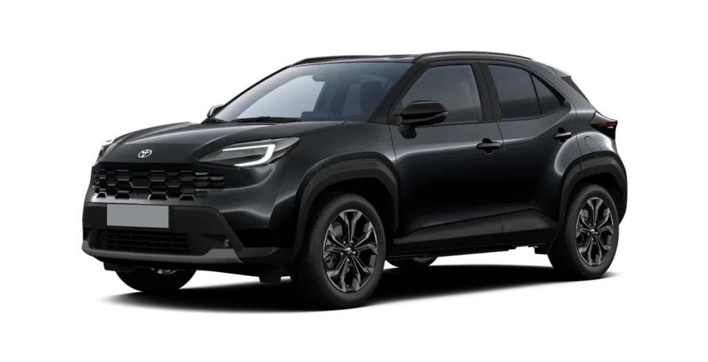 TOYOTA-Yaris-Cross-130H-e-CVT-5P-Active-II-sin-matricula-negro-azabache